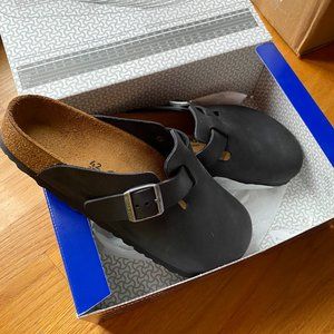 Brand New "Boston" Birkenstock Mens Clogs Size 42